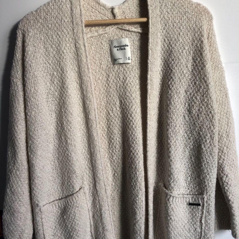 Abercrombie & Fitch Oversized Long Cardigan XSMALL